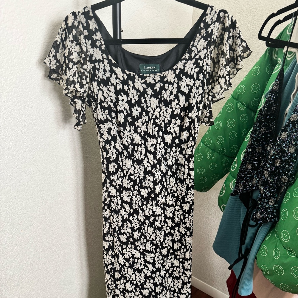 Lauren Ralph Lauren 100% Silk Dress